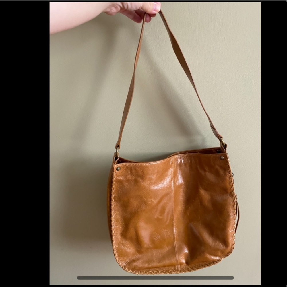 Brown hobo bag